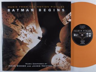 Batman Begins Ost Hans Zimmer Silva Screen 2xlp Nm 180g Ltd.  Ed.  Orange Vinyl
