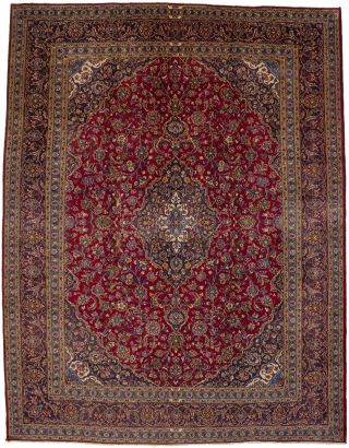 Vintage Handmade Traditional Floral 10x13 Large Oriental Rug Home Decor Carpet