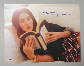 Megan Fox Signed 11x14 Photo Autographed Psa/dna Itp Witness