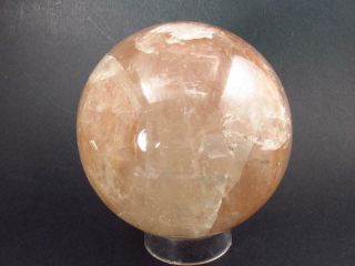 Fire Azeztulite Agnitite Polished Sphere From Africa - 3.  0 " - 555 Grams