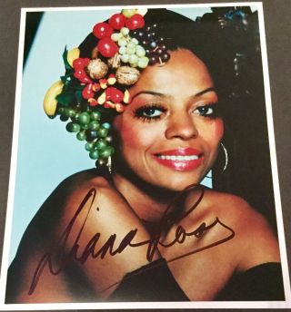 Diana Ross “supremes” Autograph Photo