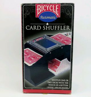 Bicycle Automatic Card Shuffler 1 & 2 Decks Poker Blackjack Cards Not