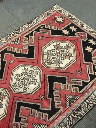 Spectacular Rare Tribal Vintage Authentic Area Rug 5 