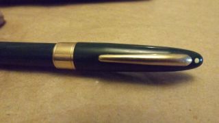 Vintage Sheaffer ' s Green Gold Fountain Pen & Pencil Set,  14K 2
