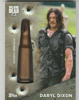 2017 Topps The Walking Dead Daryl Dixon Authentic Ammo Relic 11/75 Shell Casing