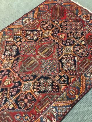 Spectacular Rare Tribal Vintage Authentic Area Rug 4’x 7’ Fine Wool A,