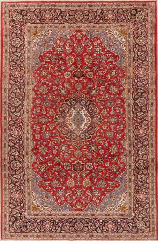 Floral Traditional Ardakan Oriental Area Rug Wool Handmade Medallion Carpet 7x10 2