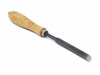 Vintage W.  Butcher 3/8 " Straight Edge Wood Paring Chisel 9 1/2 " Sharp