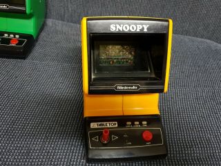 Nintendo Game And Watch Snoopy Vintage Tabletop