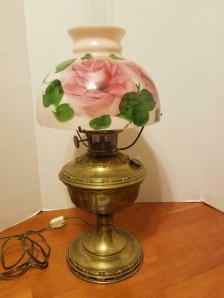 Antique Aladdin No.  7 Electric Oil Lamp