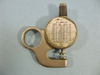 B.  C.  Ames Micrometer 516S Pocket Gauge Mass. 2