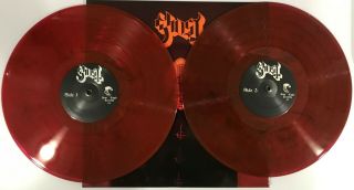 Ghost Live Argentina 2014 2lp Red Marbled Colored Vinyl Ltd Opus Prequelle