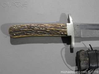 English Bowie Knife by J Nowill and Sons Sheffield 2