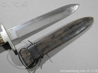 English Bowie Knife by J Nowill and Sons Sheffield 3