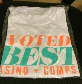 Nip Ocean Resort Atlantic City Nj Casino T - Shirt Size M Voted Best Casino