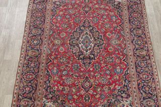 Vintage Floral Traditional Area Rug Wool Hand - Knotted Oriental Carpet 8x11 OLD 3