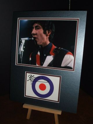 Pete Townshend The Who Authentic Signed Autograph Display Uacc