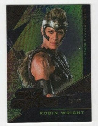 Cryptozoic Czx Dc Heroes & Villains Str Pwr Silver S18 Robin Wright 3/60