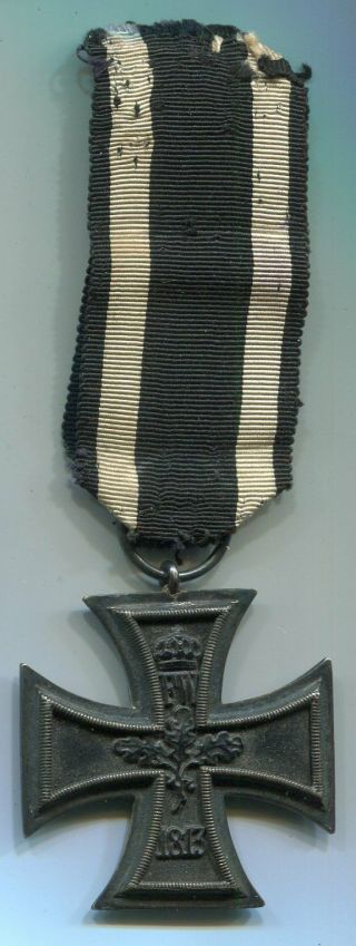 Imperial German World War I Iron Cross 2nd Class With Ribbon