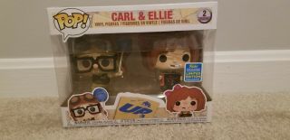 Funko Pop Carl & Ellie Up Sdcc 2019 Shared Exclusive Ready To Ship In Hand
