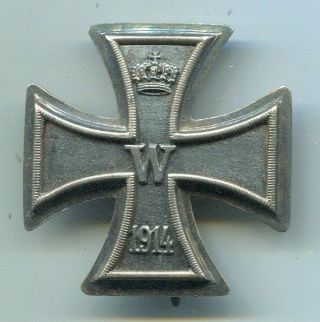 Imperial German World War I Iron Cross 1st Class