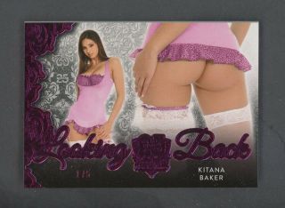 2018 Benchwarmer Pink Foil 25 Years Looking Back Kitana Baker 1/5