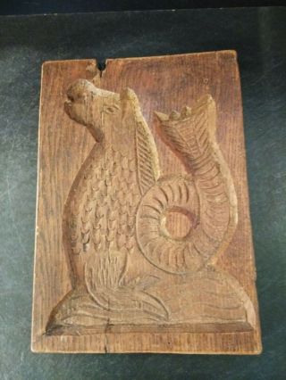 Vintage Hand Carved Wooden Seahorse Wall Plaque Made In Amsterdam