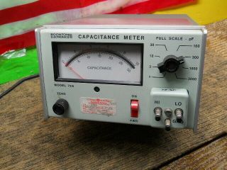 Estate Vintage Test Equipment Boonton Electronics 72b Capacitance Meter