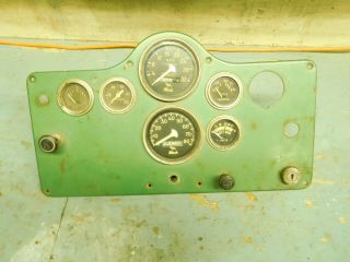 Vintage Mack Truck B Model Center Dash Panel