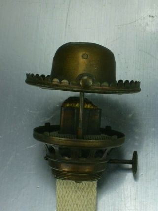 Antique Patented Flair Base 2 Oil Lamp Burner