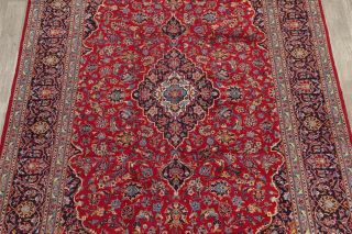 Traditional 7 x 12 Wool Handmade Floral Oriental Area Rug Carpet RED 3