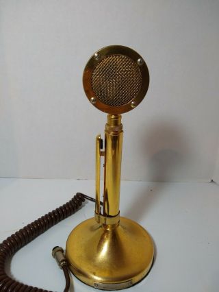 Vintage Astatic Golden Eagle D - 104 4 Pin Microphone
