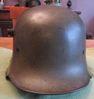 German Ww1 - Ww2 M - 1916 Steel Helmet G.  62 W/liner Band & 3 Pads