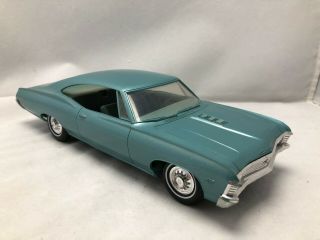 Vintage Dealer Promo 1967 Chevrolet Impala 2 Door Hardtop Turquoise