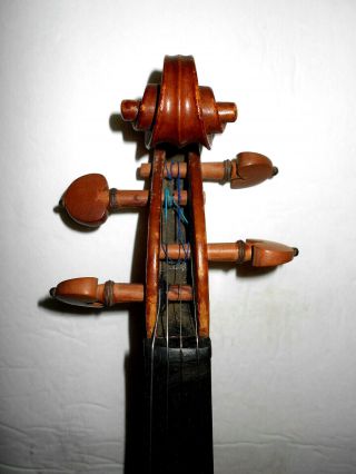 Vintage Antique Old " John Juzek " 1 Pc.  Back Full Size Violin -