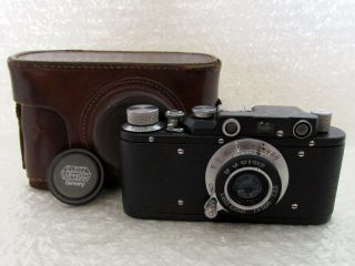 Leica 2 (d) Dermundeten Abzeichen 1939 - 1945 Ww 2 Vintage Russian Camera