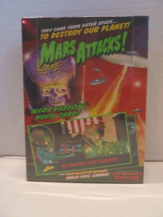 Mars Attacks Widevision 1996 Topps Cards 36 Ct Box