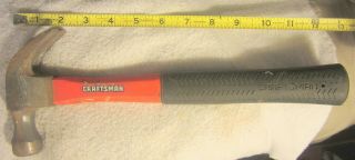 Vintage Sears Craftsman 38126 Claw Hammer W Fiberglass Handle,  Tool,  Carpenter,  Usa