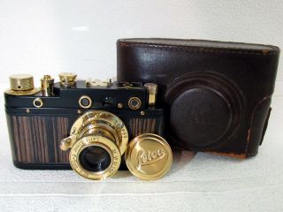 Leica - Ii (d) Das Reich Wwii Vintage Russian 35mm Camera,  Lens Leitz Elmar Exc