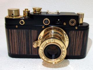 LEICA - II (D) Das Reich WWII Vintage Russian 35mm Camera,  Lens Leitz Elmar EXC 2