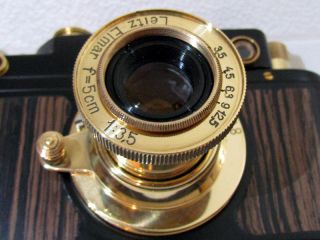 LEICA - II (D) Das Reich WWII Vintage Russian 35mm Camera,  Lens Leitz Elmar EXC 3