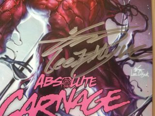 Absolute Carnage 1 (Fan Expo Variant Signed By InHyuk Lee) Cates Marvel Comics 2