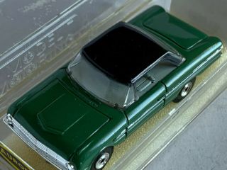 Vintage Aurora Thunderjet 500 1963 Ford Falcon Slot Car Olive/black/lt.  Green