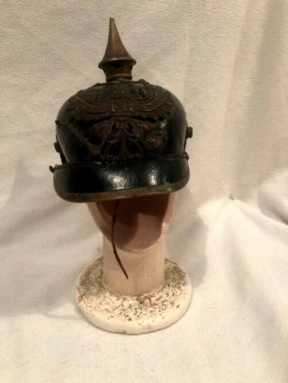 Ww1 German Prussian Pickelhaube Helmet
