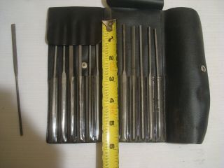 SET OF OLYMPIC NEEDLE FILES,  TOOLS,  MACHINING,  14 FILES 2