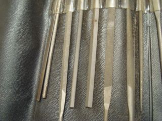 SET OF OLYMPIC NEEDLE FILES,  TOOLS,  MACHINING,  14 FILES 3