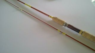 Vintage Wright Mcgill Feather Light Spin Fishing Rod Lwl 6 