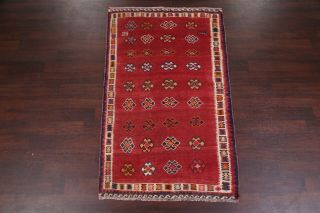 Antique Tribal Nomad Kilim Shiiraz Oriental Hand - Woven 4x6 Wool Rug 2