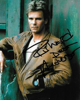 Macgyver Richard Dean Anderson Signed Photo 8x10 1