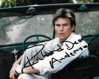 Macgyver Richard Dean Anderson Signed Photo 8x10 2